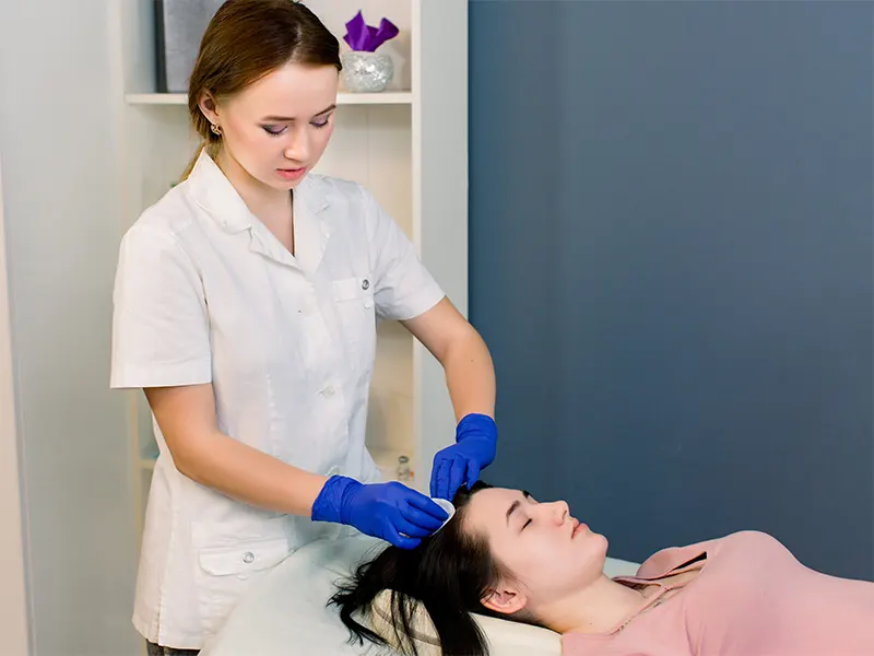 Can we apply hair serum on scalp?