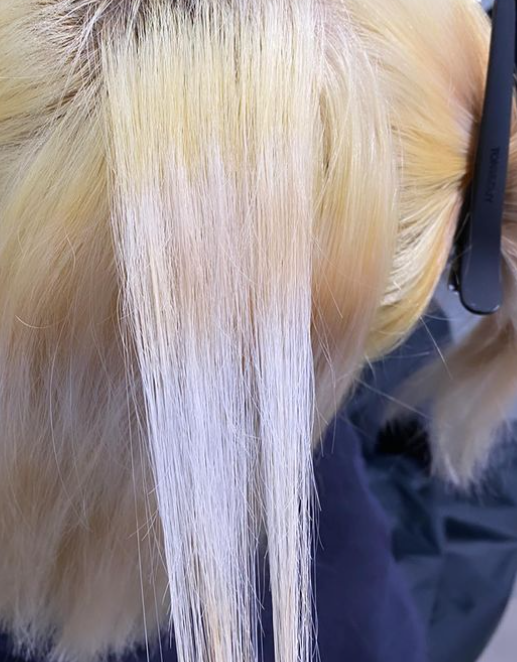 Hair Turned Pink After Bleaching