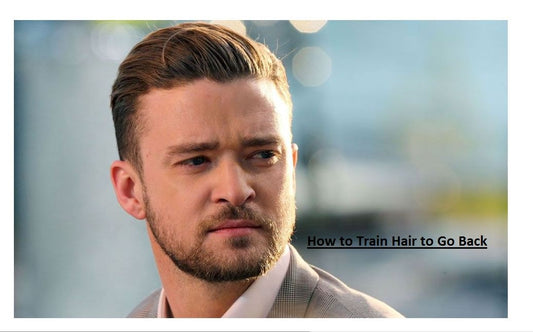 How to Train Hair to Go Back